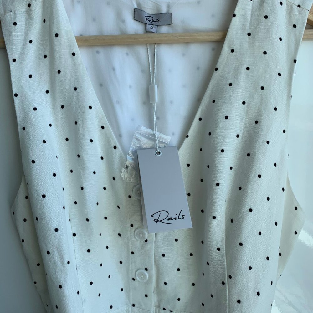 NWT Rails Scarlett Sleeveless Romper - Picture 6 of 8